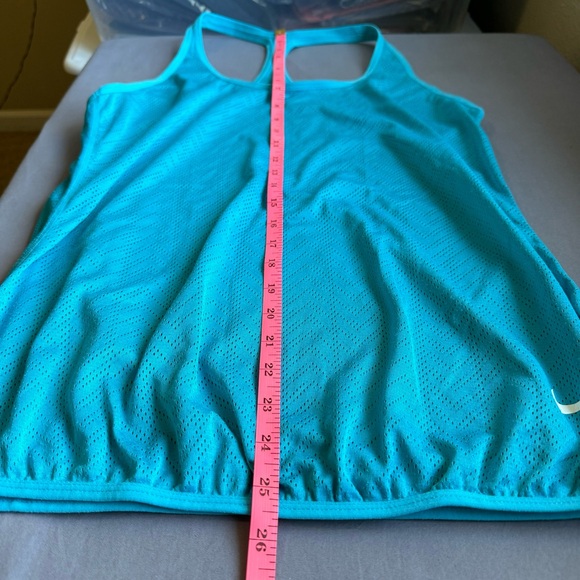 Nike dri-fit size large blue mesh racerback tank top - Picture 8 of 8